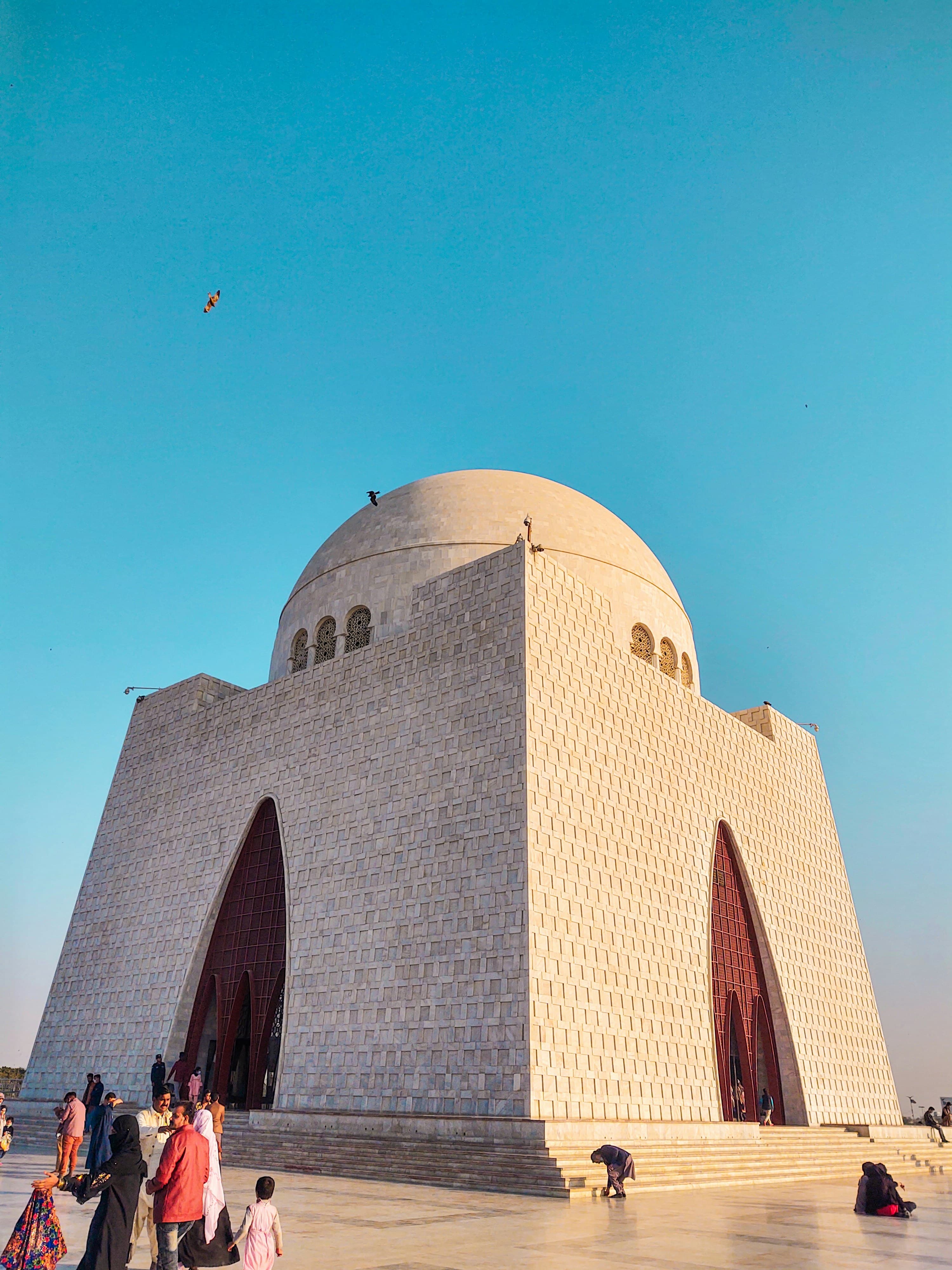 Mazar-e-Quaid, the mausoleum of Muhammad Ali Jinnah, in Karachi